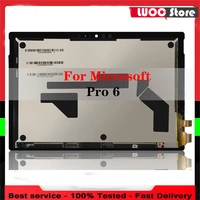 for microsoft surface pro 6 lcd display touch screen digitizer assembly replacement lcd for microsoft pro 6 1807 free shipping