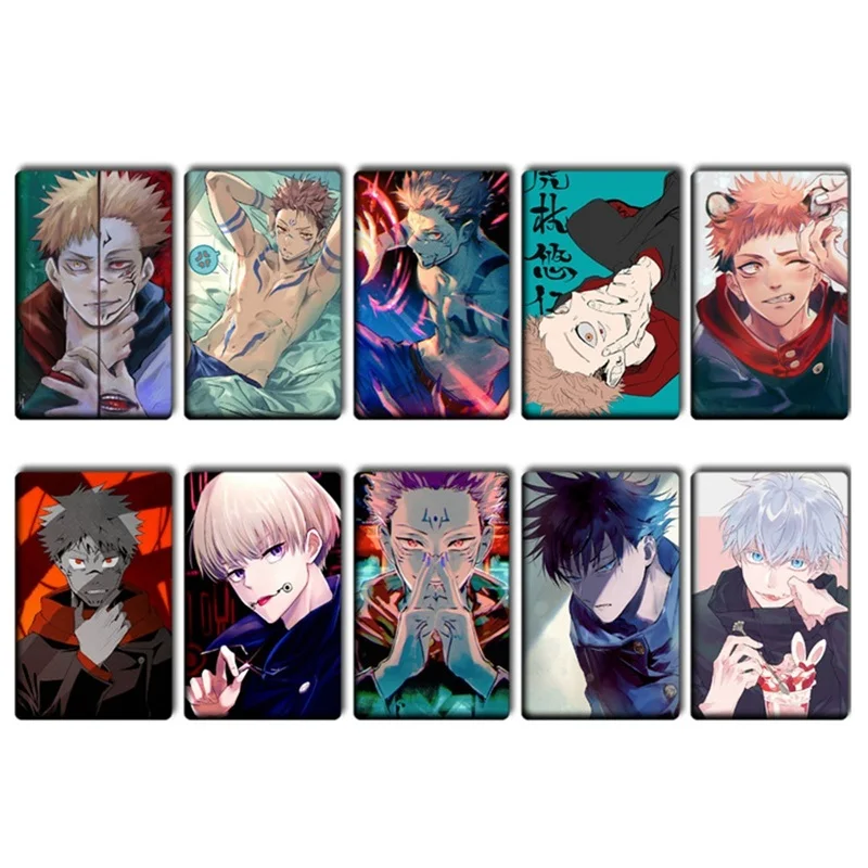 10 шт./компл. аниме фигурки ююютсу кайсена наклейки для косплея подходят