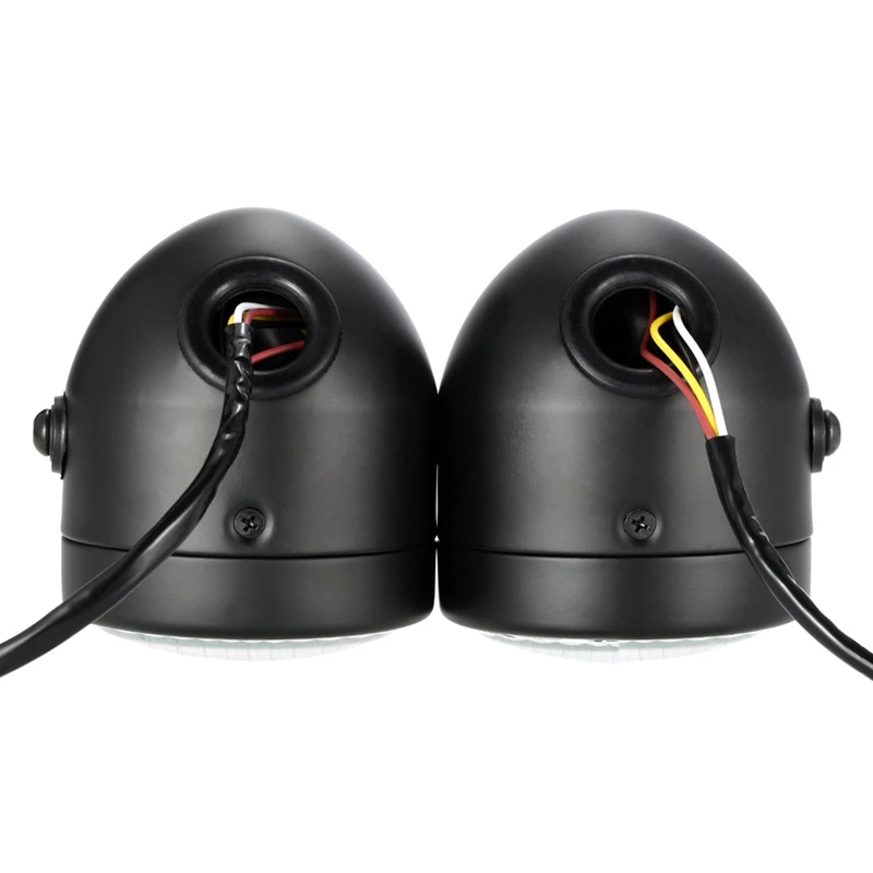 Черная двойная передняя фара для мотоцикла универсальный уличный истребитель