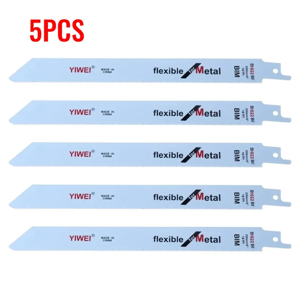 

For Cutting Metal Saw Blades Reciprocating S1022BF Saw 202mm 5Pcs Blades