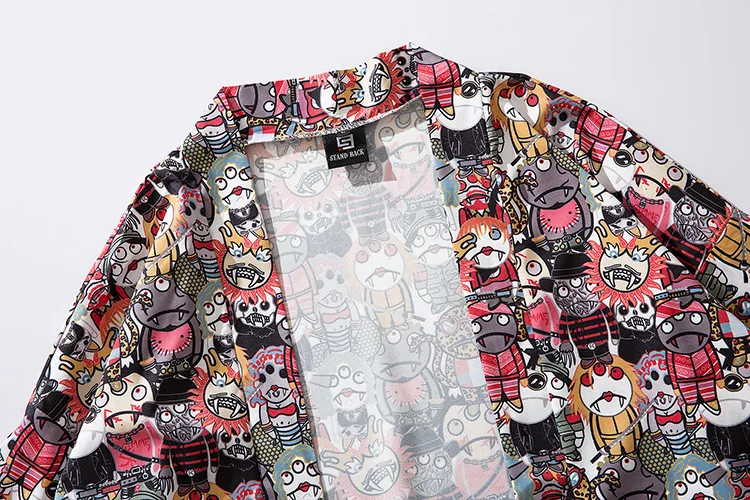 Yukata Женские кимоно кардиган для мужчин традиционное японское унисекс Harajuku