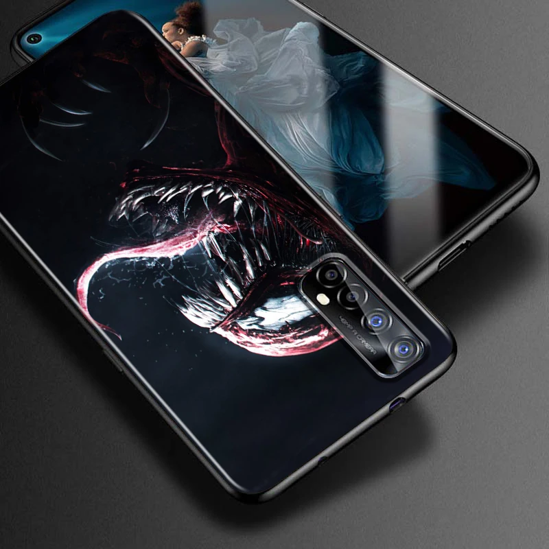 Чехол для телефона Venom Marvel Hero OPPO Realme GT Explorer Master Neo Flash Edition C21 C20 C15 C11 C3 | Мобильные
