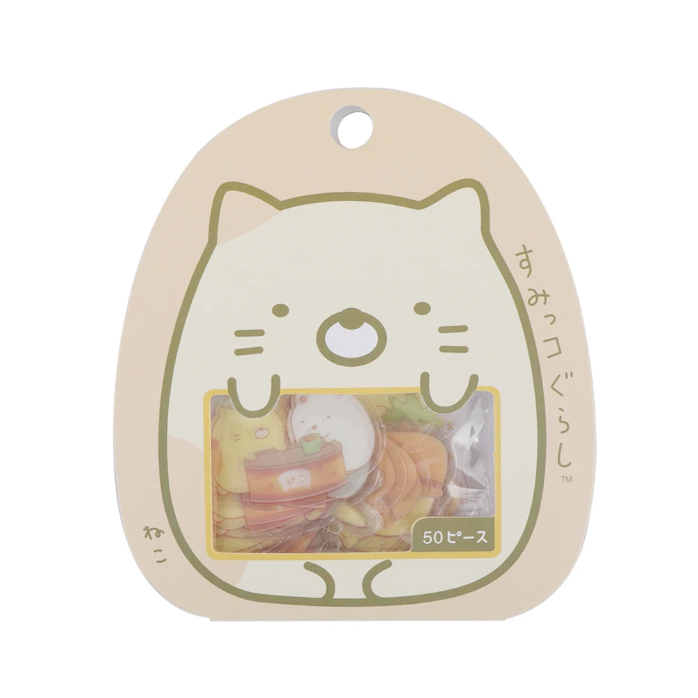 

Набор наклеек с мультяшными животными MY Kraft Paper