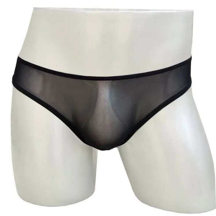 Трусы сетчатые мужские прозрачные сексуальное нижнее белье M-XL |
