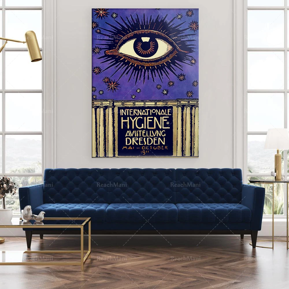 

Art Nouveau Exhibition Posters - Franz Von Stuck Poster - 1911 Print