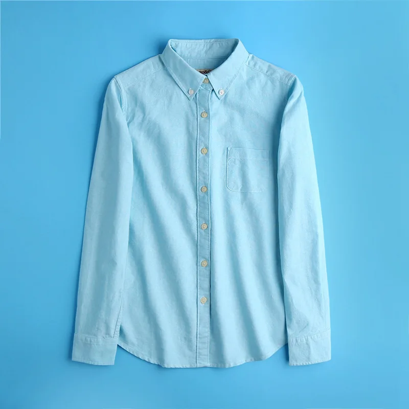 

Kawaii Clothes Button Up Shirt Women Spring Tops 2021 Korean Style Simple Solid Long Sleeve Blusas Slim Fit Turn Down Collar Top