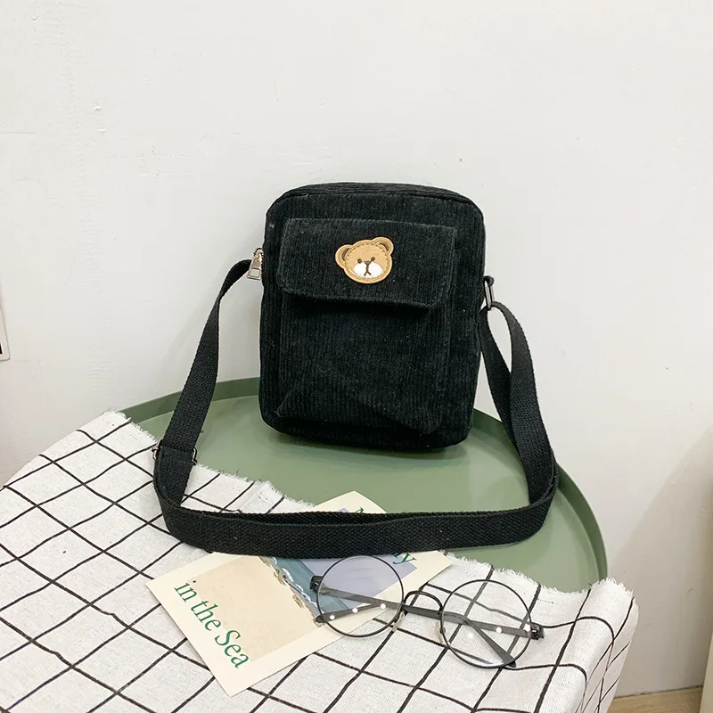 Сумки для женщин 2020 модные новые сумки мессенджеры вельветовые холщовые с