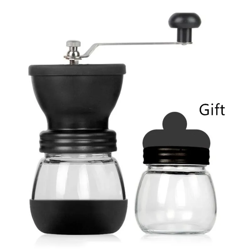 Ручная керамическая кофемолка YRP измельчитель кофейных зерен с укрепленной