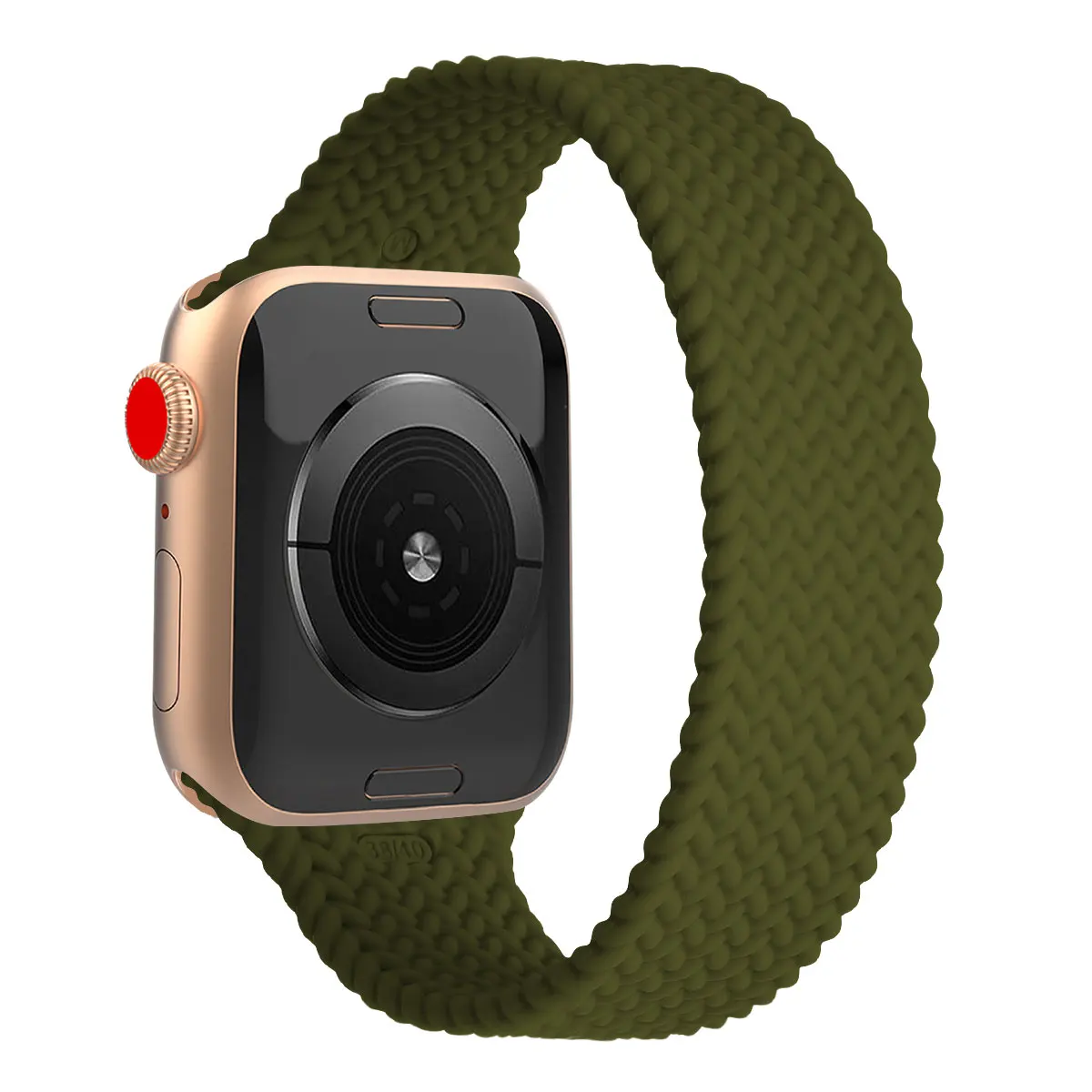 

GOOSUU 40mm 38mm Strap for apple watch all series iwatch bands braided solo loop fabric bracelet apple watch wristband 44mm 42mm