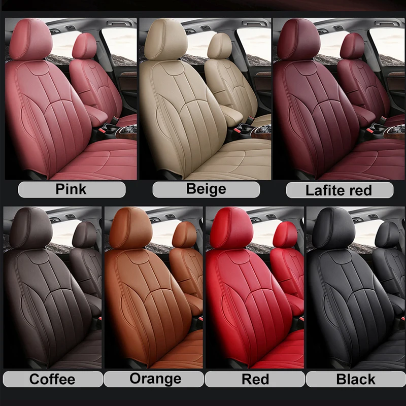 

CARTRAVEL Custom Leather car seat cover For Jaguar XJ XF XE E-PACE XFL XEL Automobiles Seat Covers car seats protector