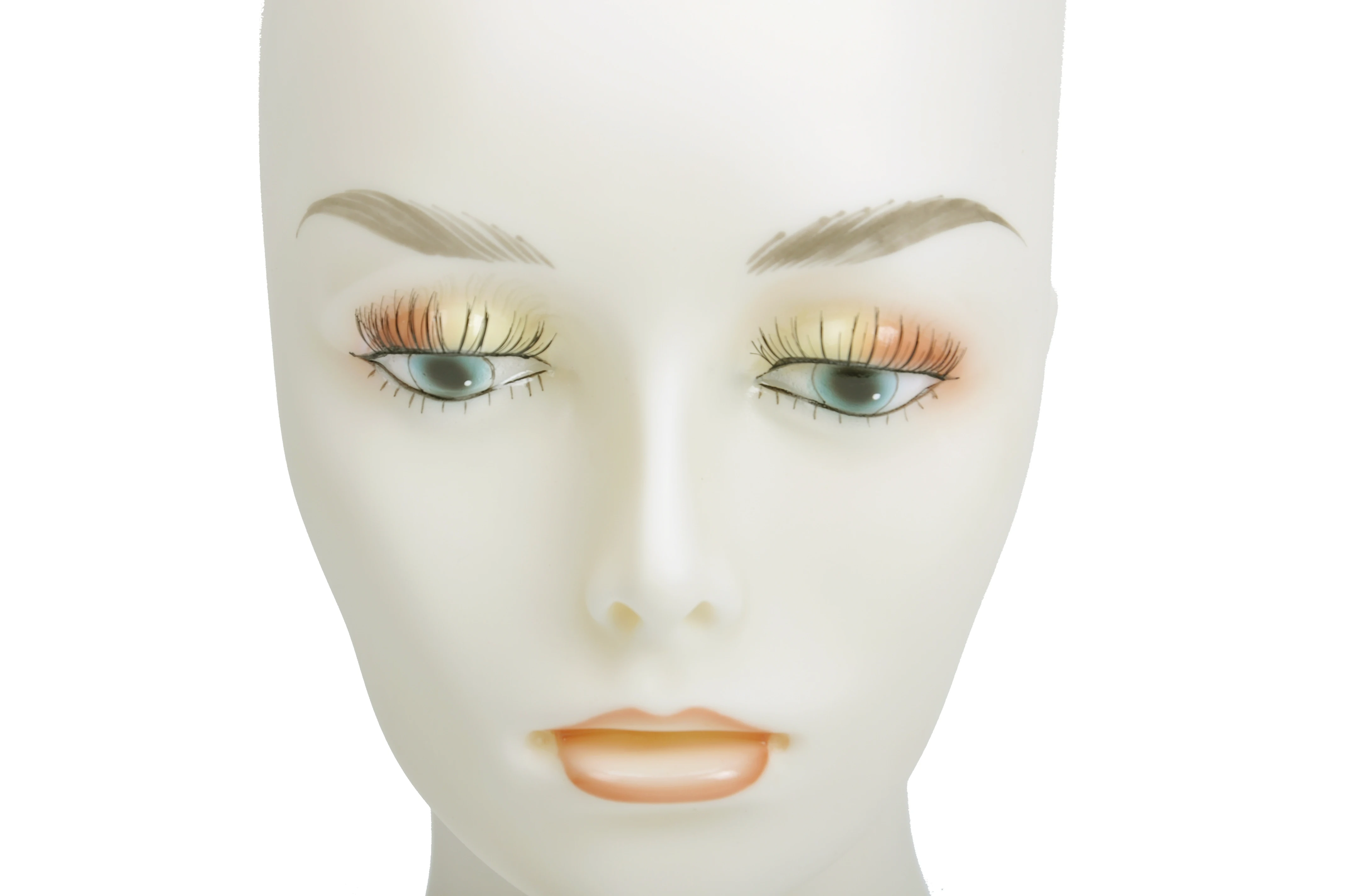 15 &quotвысокий ПВХ пластиковый манекен голова манекена для ожерелья/крышки/парик