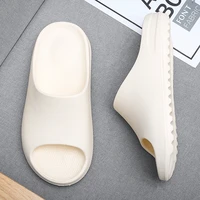 high quality summer slippers mens indoor home non slip fashion casual couple outdoor large size eva comfortable beach sandals