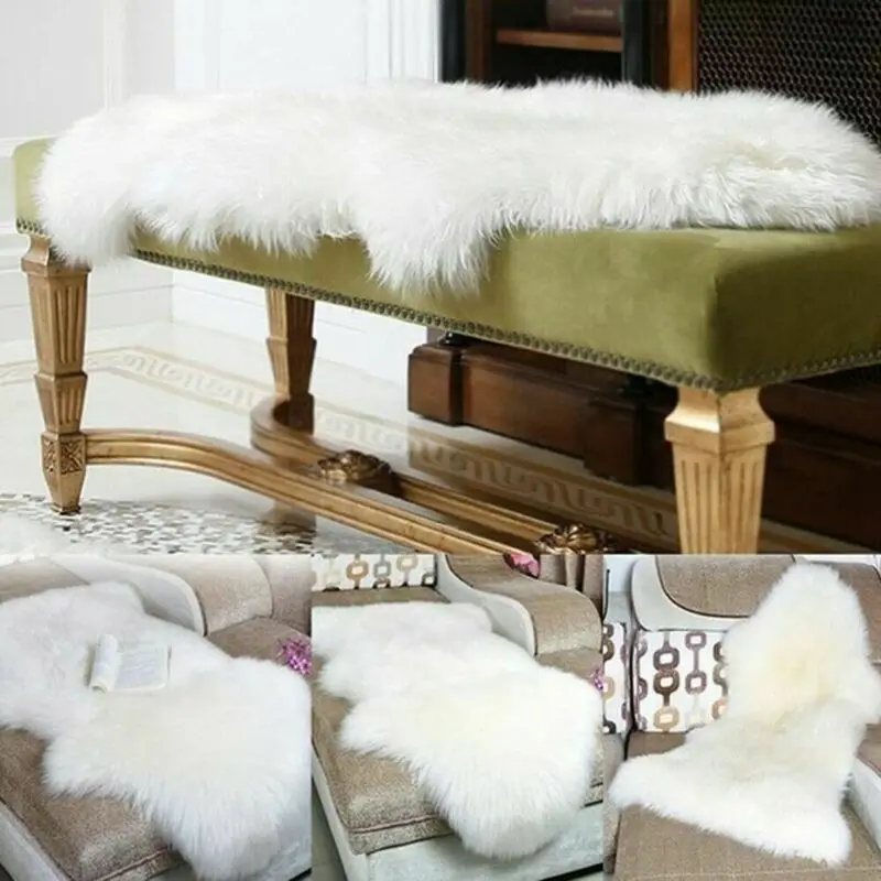 Новый 60*90 см теплые ворсистый пушистый ковры из искусственной шерсти