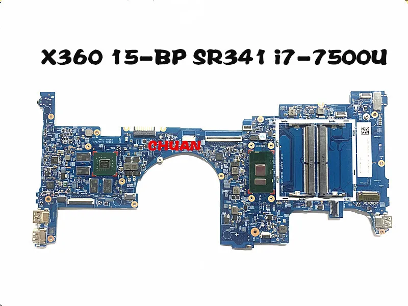 Материнская плата DWJC для ноутбука HP TPN W127 ENVY X360 15 BP SR341 i7 7500U 940MX 4 Гб материнская 16882 1