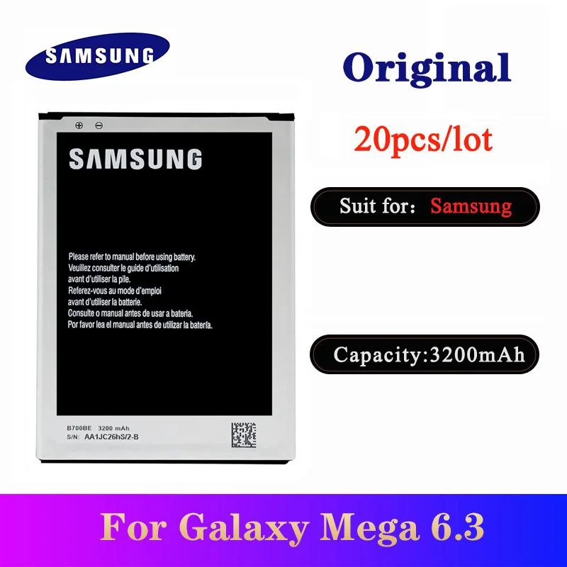 Аккумулятор B700BE для Samsung Galaxy Mega 6 3 i9200 i527 i525 I9205 P729 T2556 L600 аккумулятор телефона 3200