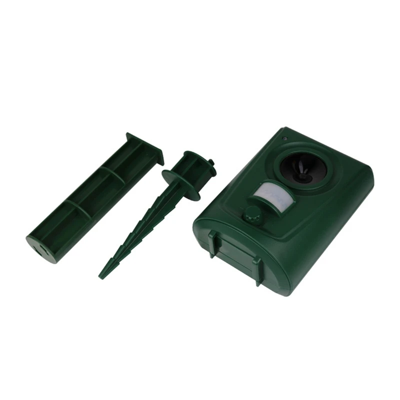 Ультразвуковой Отпугиватель кошек и собак с инфракрасным датчиком на солнечной