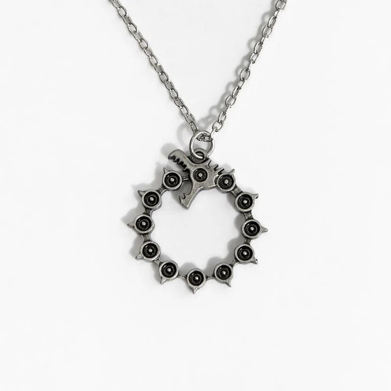 Ожерелье с драконом из аниме Семь смертных грехов металлическое колье подвеской