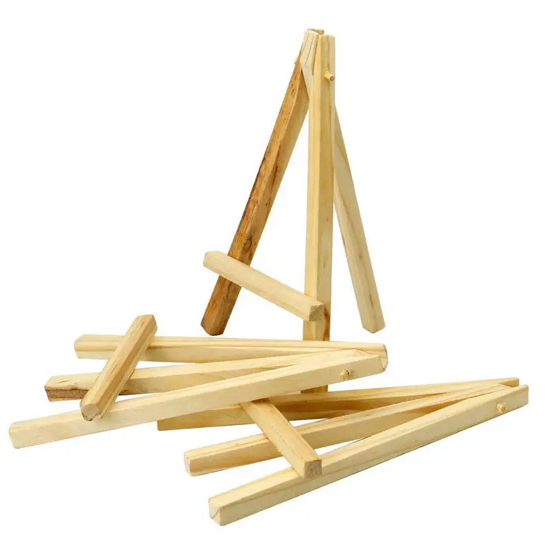 Мини 6 дюймов высокий деревянный мольберт художественные проекты фотоснимком