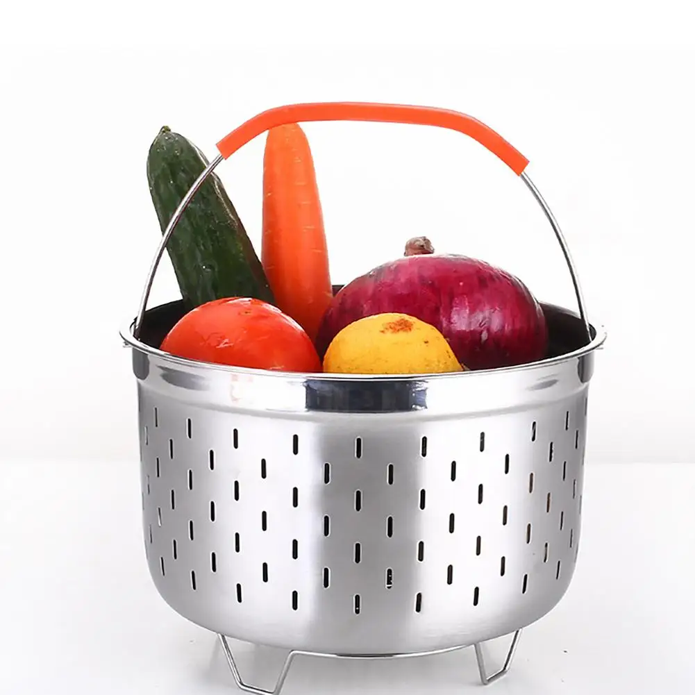 Паровая корзина из нержавеющей стали для кухни приготовления пищи очистки