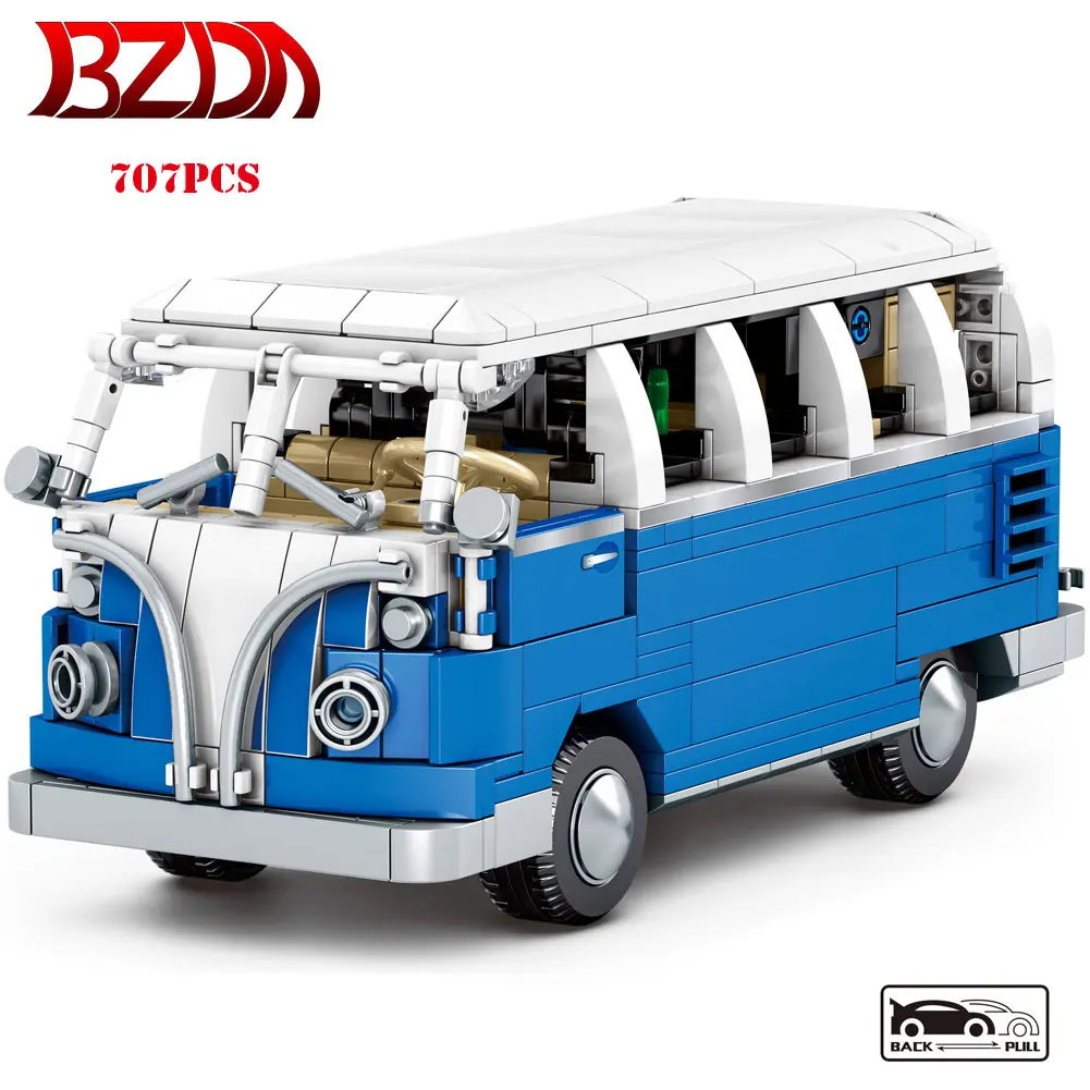 

SEMBO City Bus Car Building Blocks Classic Vehicle Camper Model Bricks Sets Toys Gifts for Children Kid DIY power Set