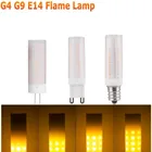 Светодиодная лампа с мерцающим пламенем, 5 Вт, 12 В постоянного тока