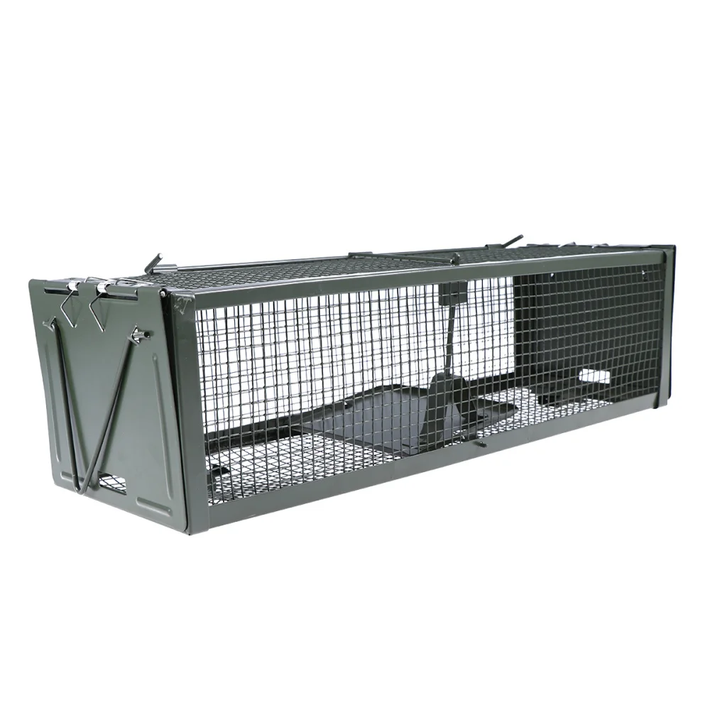 

Humane Animal Live Cage Rat Cage Trap Home Use Catcher Live Rodent Control (Green)
