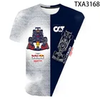 Новинка лета 2021, мужская и женская Повседневная футболка с коротким рукавом Формула 1, одежда с 3D-принтом, современная городская мода