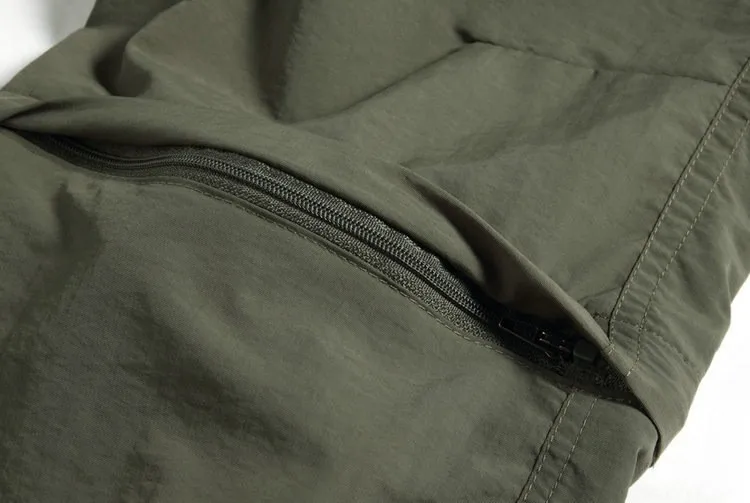 Comfortable Hunting pants Quick Dry Outdoor camping Men's Summer Tactics Breathable Removable Sports Hiking S-3XL size | Спорт и