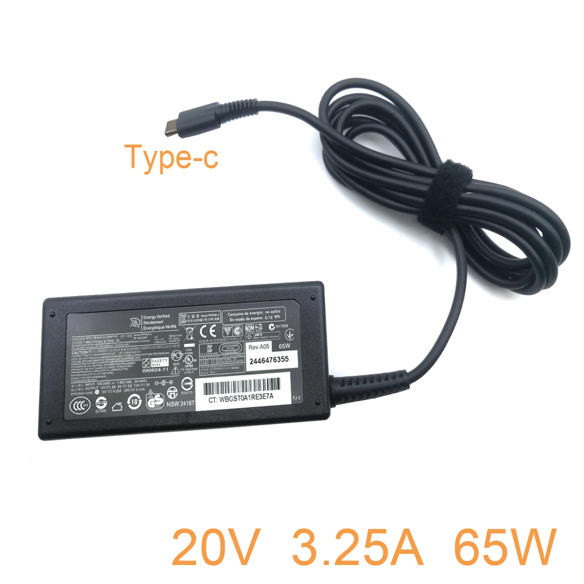 

20V 3.25A 65W type-c USB Laptop battery for HP Spectre X2 X360 ENVY ProBook Elite Pavilion OMEN Notebook PPP009L-E PA-1650-32HT