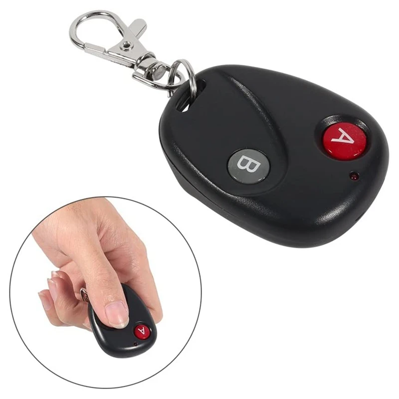 DC 12 В 433 МГц контактный переключатель кнопки AB электрический ключ для гаражных