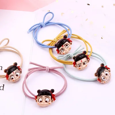 5 шт./компл. эластичная повязка для волос с красивыми маленькими цветами девочек