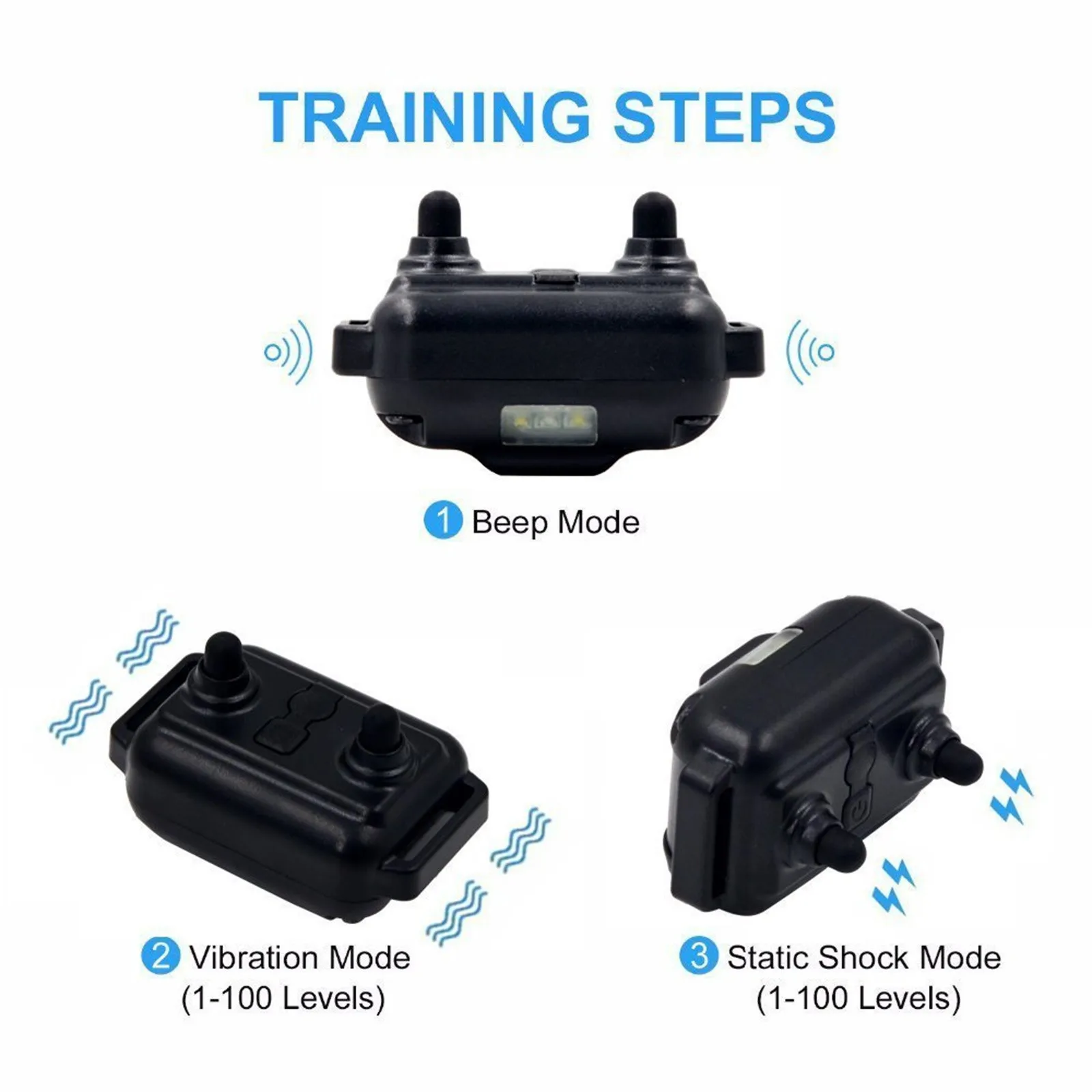 

800m Electric Remote Dog Training Collar Waterproof Rechargeable Lcd Display For All Size Beep Shock Vibration Mode#g3
