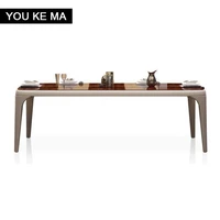 modern minimalist dining room furniture dining table and chair combination rectangular dining table and chair