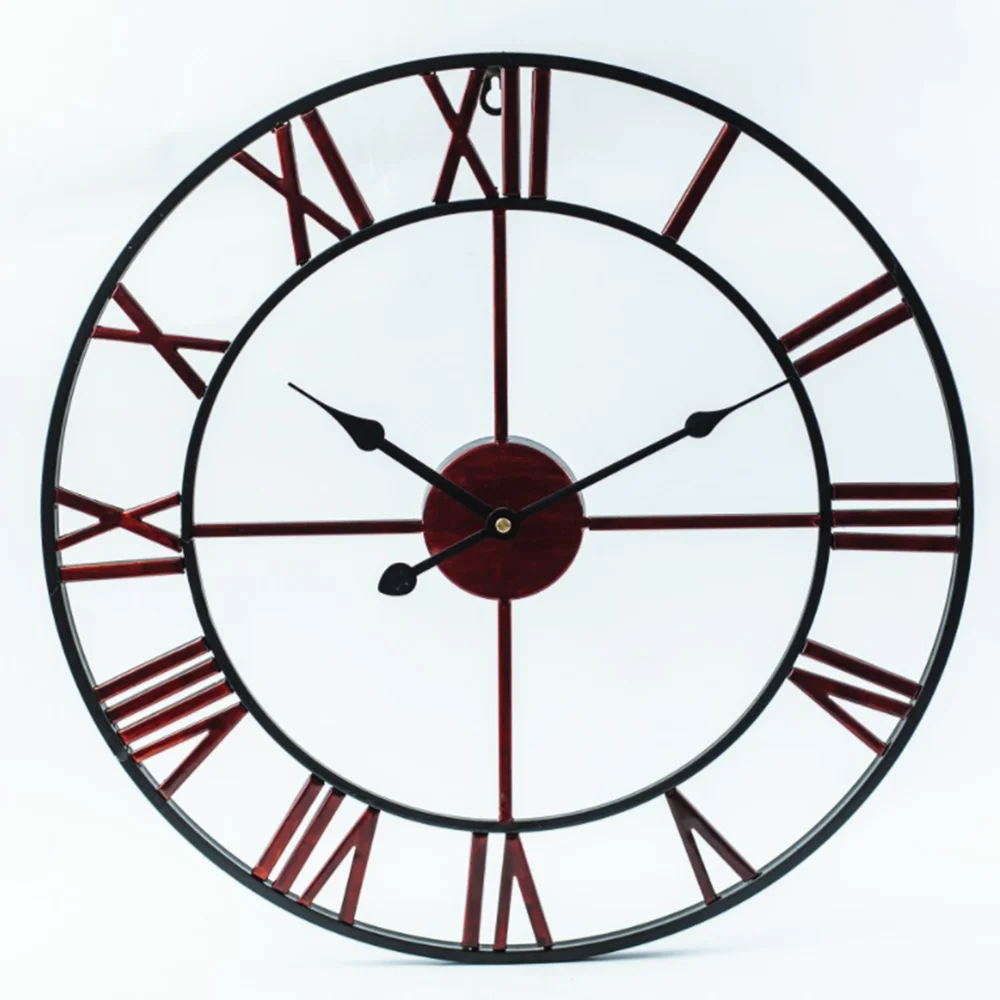 Объемные креативные большие ретро-часы ручной работы деревенские декоративные