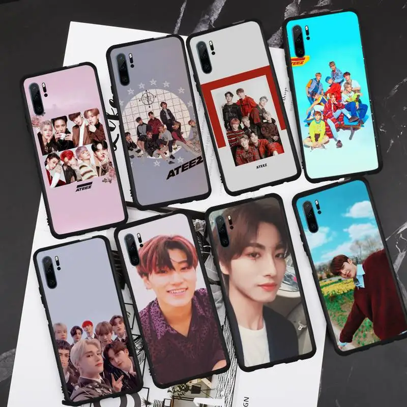 

ATEEZ fashion idol star singer Phone Case For Huawei honor Mate P 9 10 20 30 40 Pro 10i 7 8 a x Lite nova 5t