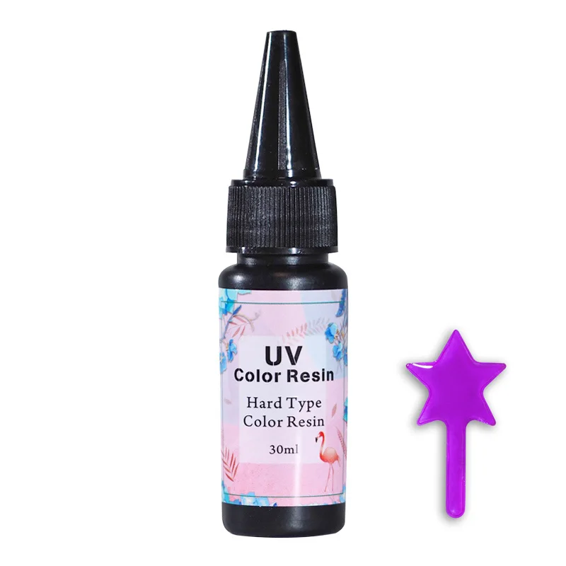 Ювелирные изделия Kawaii Craft Sunlight ювелирные из фиолетовой смолы с УФ-отверждаемой