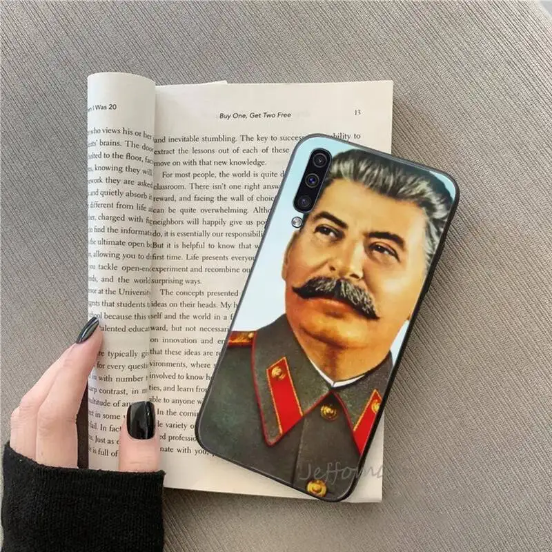 

Russian Commander Stalin Phone Case For Samsung galaxy S note 7 8 9 10 20 fe edge A 6 10 20 30 50 51 70 lite plus Soft Silicone