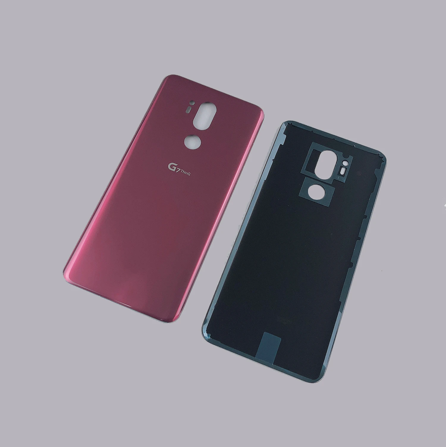 Оригинальный чехол для аккумулятора LG G7 ThinQ + G710 G710EM стеклянный задний Чехол