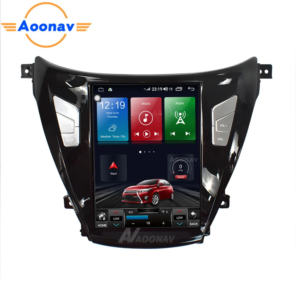 

Автомобильный радиоприемник 2 din Android для Hyundai Elantra 2012-2018, Автомобильное видео стерео радио, экран Tesla, мультимедийный плеер, головное устройст...