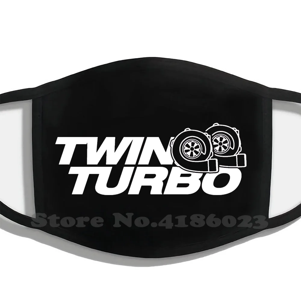 Twin Turbo (7) Модная хлопковая маска Twinturbo Jdm внутреннем рынке Toyota Supra ТРД V6 V Tec