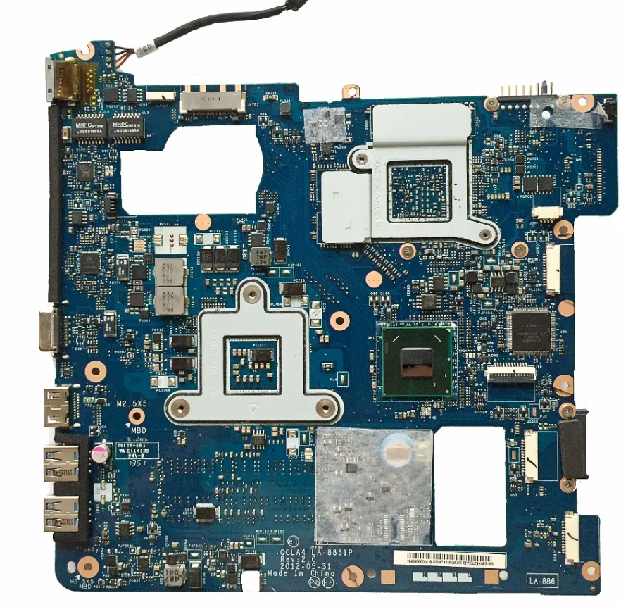 

KEFU QCLA4 LA-8861P Laptop motherboard for Samsung NP350V5C 350V5X NP350 original mainboard HM76 HD7670M