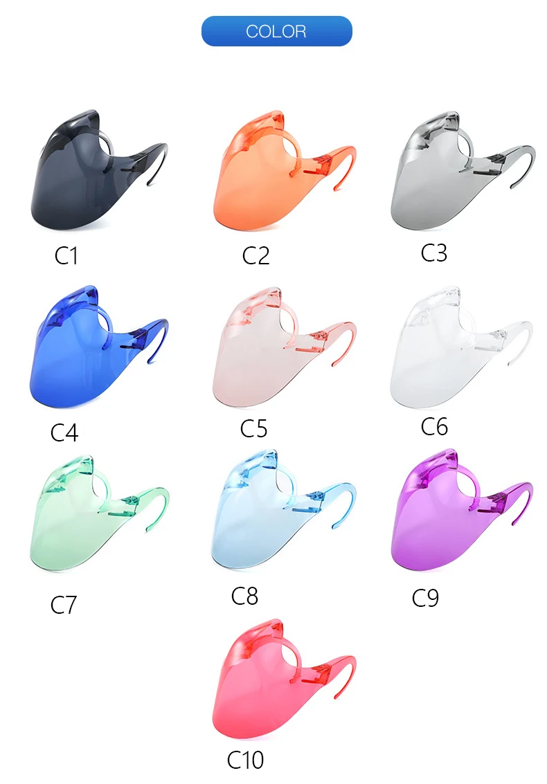 

1Pc Anti-Olie-Splash Fog Gezichtsmasker Keuken Koken Tool Anti Druppel Bescherming Gezicht Shield Ploetert Screen protector Mond