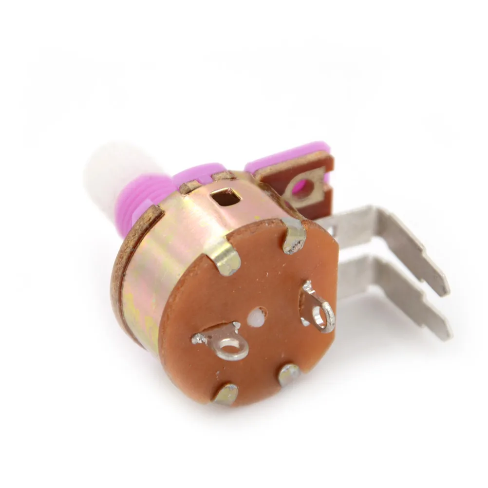 

2pcs/lot Potentiometer WH149 Linear Potentiometer 15mm Shaft With Nuts And Potentiometer Button Cap for 500K