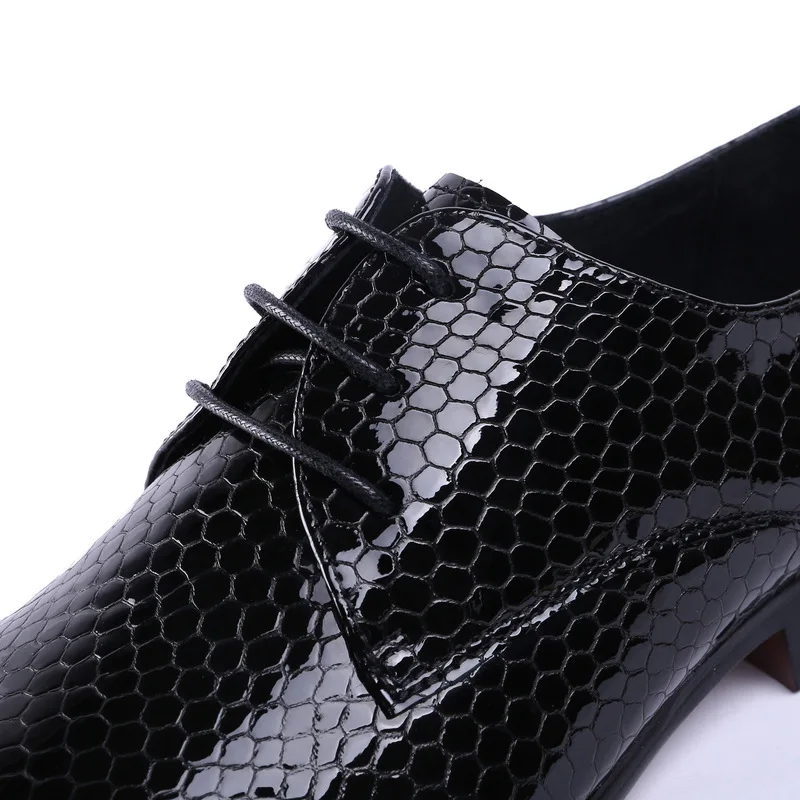 Туфли для выпускного вечера с острым носком Мужские модельные туфли в деловом