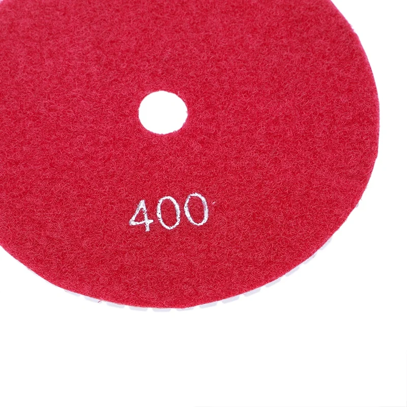 

5 inch 125mm Wet Diamond Polishing Pads Marble Granite Grits 50