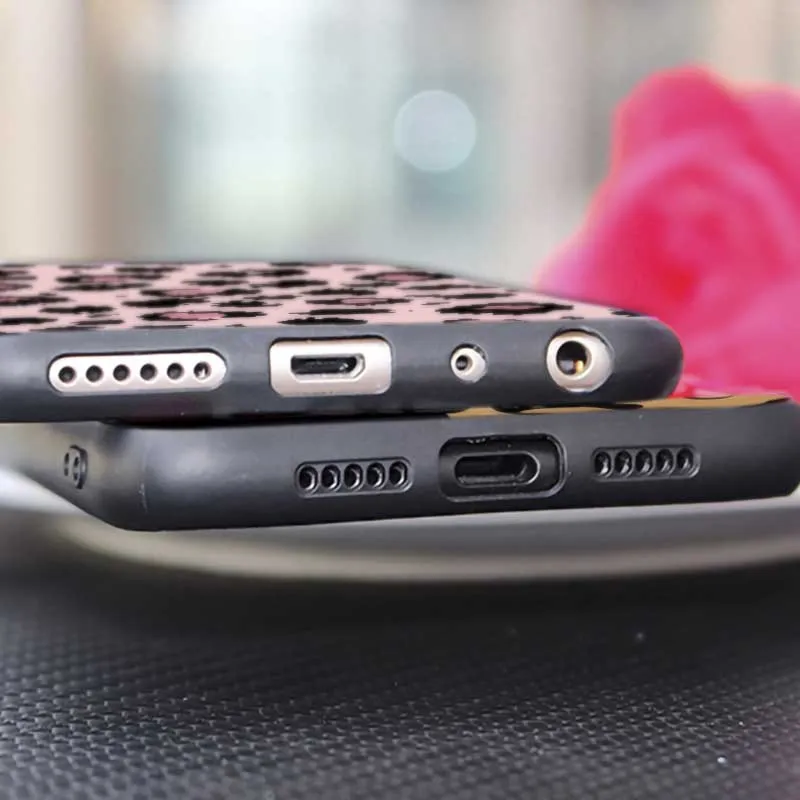 For xiaomi mi 9 pro 9t se 8 pocophone f1 mix 3 Clear Soft Silicone Phone Case Leopard Print |