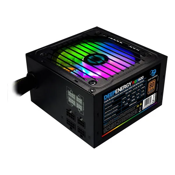 Игровой блок питания CoolBox DG-PWS600-MRBZ RGB 600W Black | Компьютеры и офис