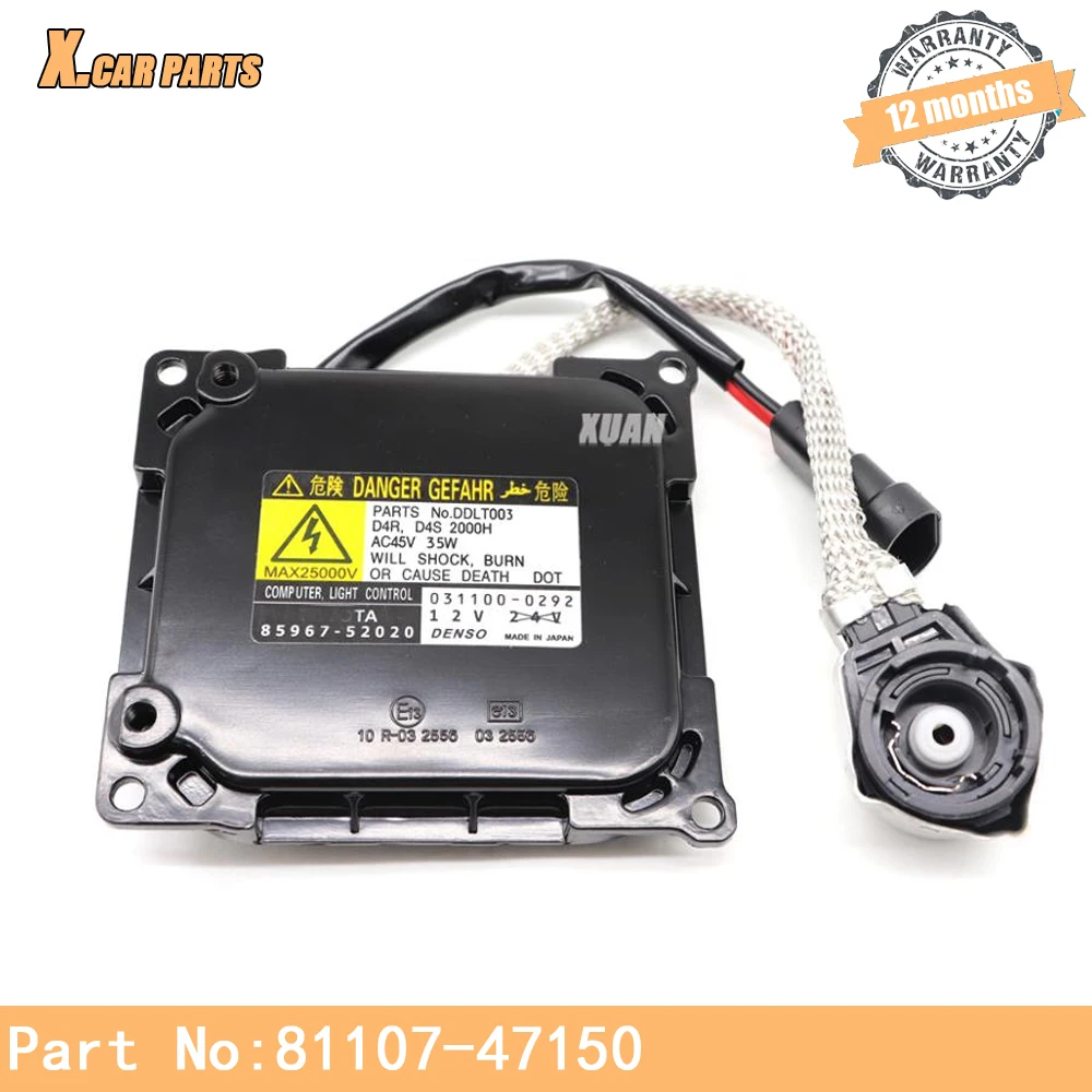 81107 47150 D4R D4S HID блок управления балластом фары для Toyota Prius Avalon Solora Venza SC430 GS300 ES350 IS250