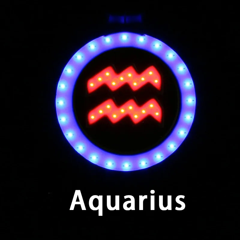 Aquarius Колесо велосипеда светильник Водонепроницаемый Велоспорт Шлем хвост светильник Фонари задний светильник для велосипеда USB Перезаряжаемые безопасности ночной езды - Цвет: Aquarius