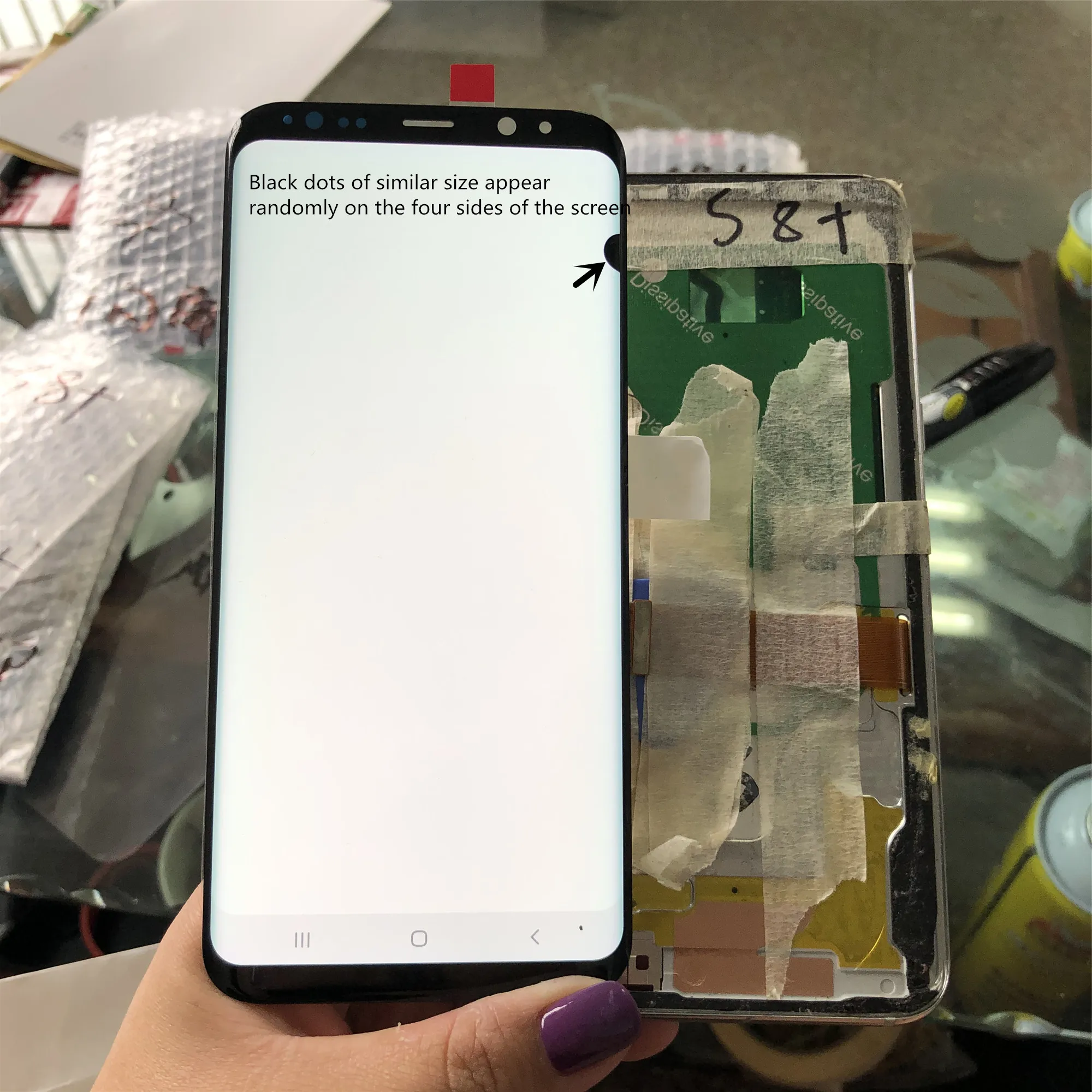 ЖК-дисплей AMOLED для SAMSUNG Galaxy S8Plus S8 + PlusG955 G955F сменный сенсорный экран с дигитайзером